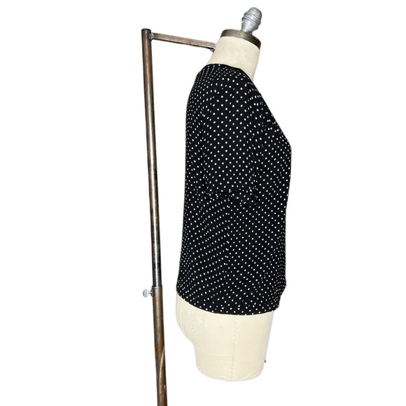 Pink Republic Side Knot Wrap Polka Dot Top size L - Picture 4 of 16